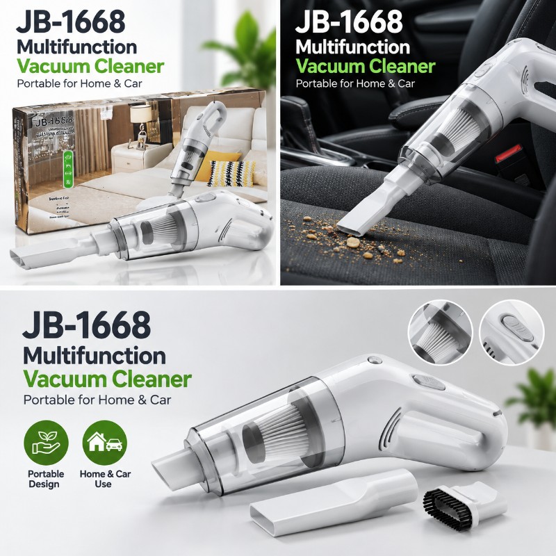 Portable Handheld Vacuum Cleaner  JB-168