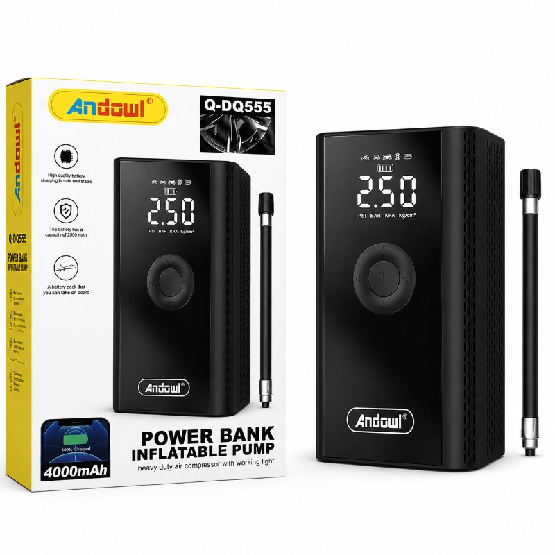 Andowl Q-DQ555 Power Bank Inflatable Pump